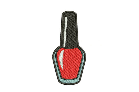 Bottle of Nail Polish Embroidery Review