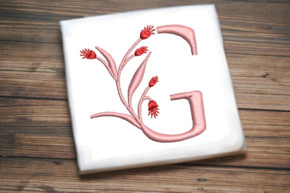 Floral Monogram Letter G Review