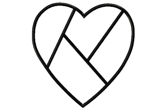 Heart Divided Applique Review for Handmade Gifts