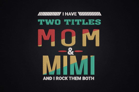 I Have Two Titles Mom Mimi Review