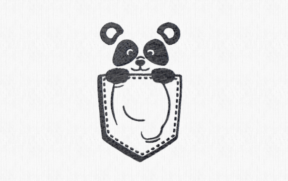 Panda in a Pocket Embroidery Review
