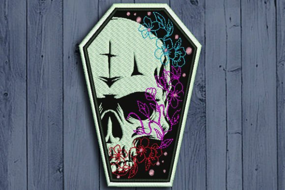 Skull in a Coffin Embroidery Review